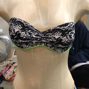 Strapless push up bikini
